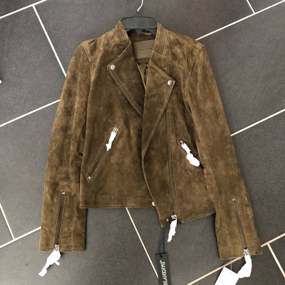 blanknyc denim no limit suede moto jacket